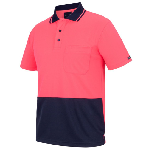 Unisex Hi Vis Non Cuff Traditional Polo Thumbnail