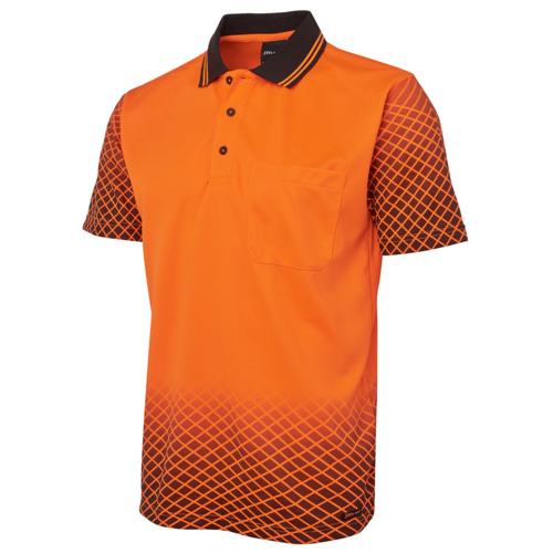 Men's Hi Vis Net Sub Polo Thumbnail