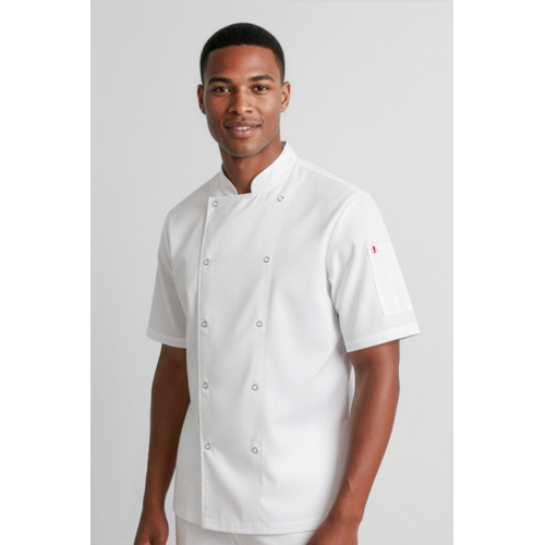 Zest Men's Short Sleeve Chef Jacket Thumbnail